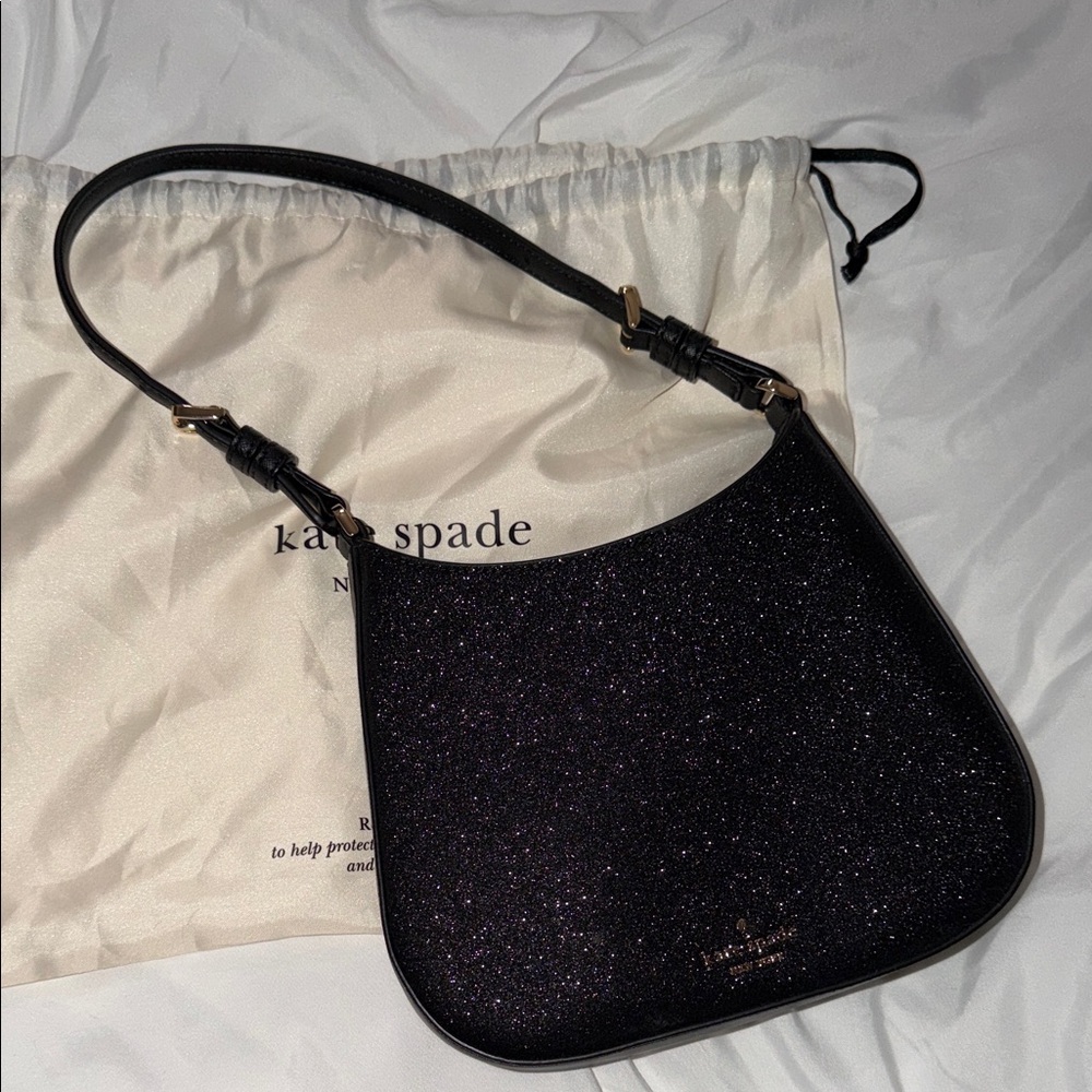 Kate Spade Sparkling Black Shoulder Bag